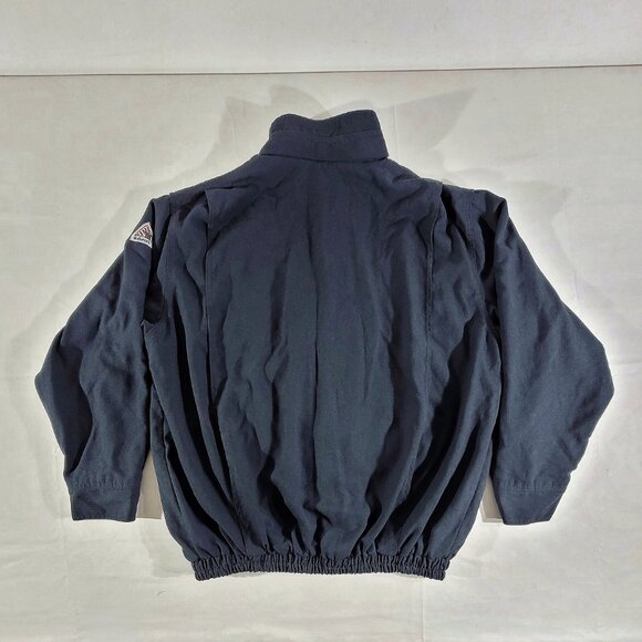 Bulwark FR Men's Size XXL 2XL Flame Resistant Navy Blue Bomber Jacket JNJ8NV3 - Picture 2 of 6